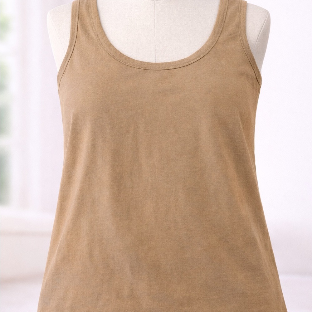 Banana Republic Tan Women's Tank Top - Picture 2 of 6